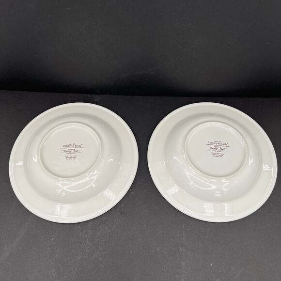 Design Naif by Villeroy & Boch 8” rimmed soup cereal bowls - Lot of 6 - Picture 6 of 6